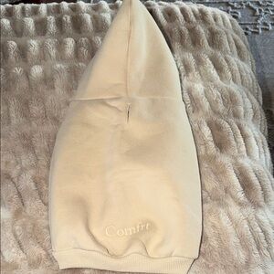 Comfrt Cream Dog Hoodie - Cozy Pet Sweatshirt medium